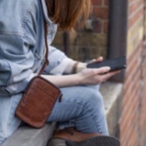 NWT Harbour 2nd Benita Leather Crossbody Wallet Cell Phone Bag 🤎